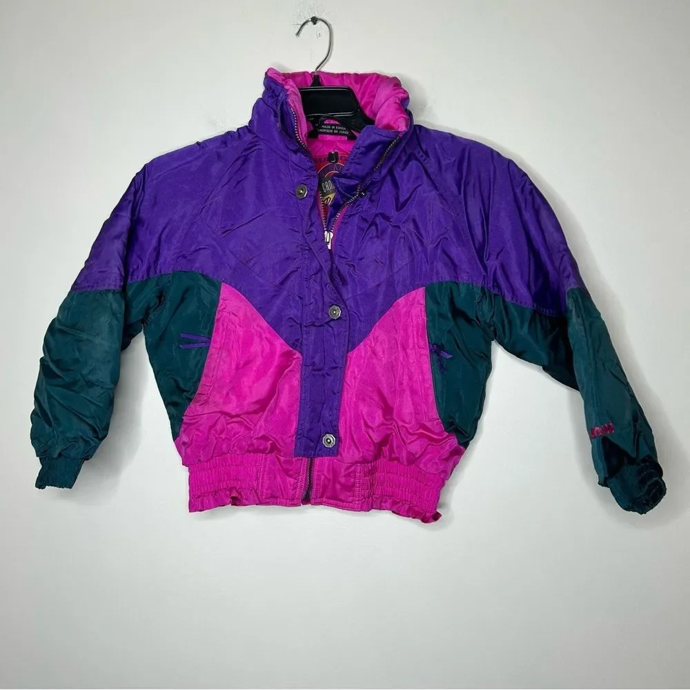 Sunice Purple and Pink Puffer Jacket Lightweight and Stylish